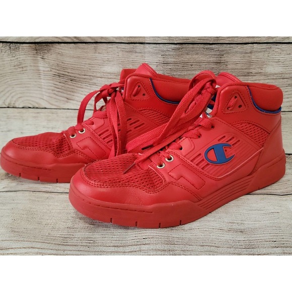 Champion Shoes Champion 3 On 3 Mens Sz 95 Basketball Shoes Red Blue